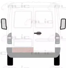 Задняя дверь BLIC купить