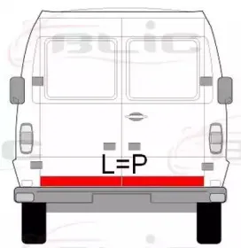 Задняя дверь BLIC купить