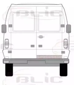 Задняя дверь BLIC купить