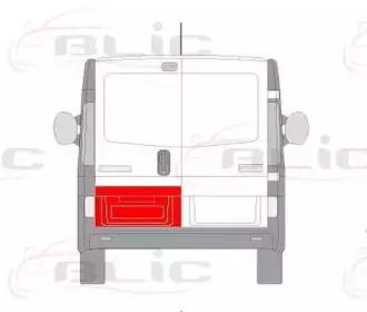 Задняя дверь BLIC купить
