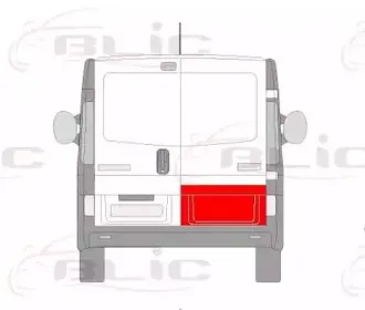 Задняя дверь BLIC купить