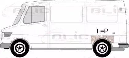 Колесная ниша BLIC купить