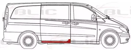 Накладка порога BLIC купить