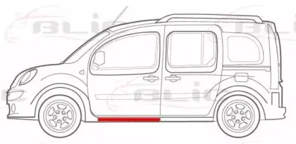 Накладка порога BLIC купить