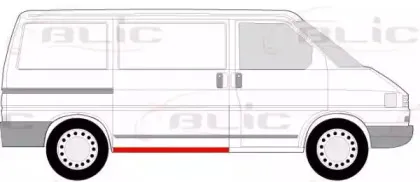 Накладка порога BLIC купить