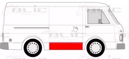 Дверь, кузов BLIC купить