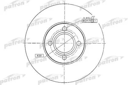 Тормозной диск PATRON купить