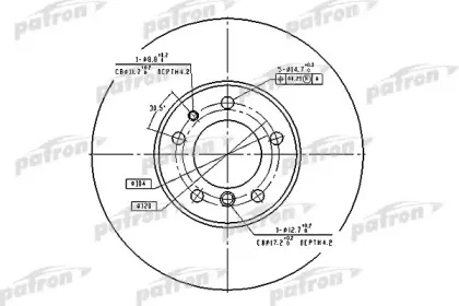 Тормозной диск PATRON купить