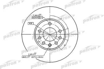 Тормозной диск PATRON купить