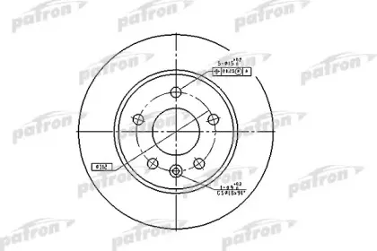 Тормозной диск PATRON купить
