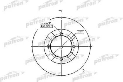 Тормозной диск PATRON купить