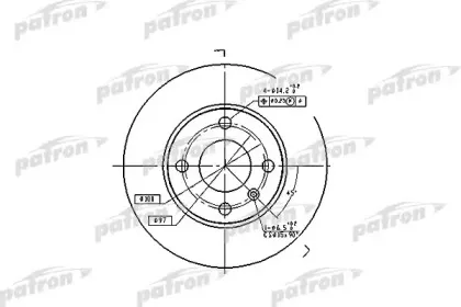Тормозной диск PATRON купить