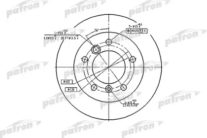 Тормозной диск PATRON купить