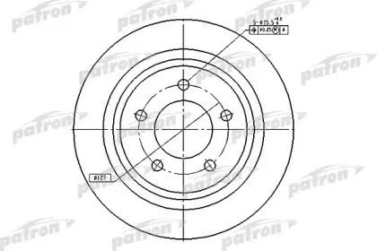 Тормозной диск PATRON купить