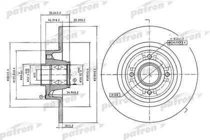 Тормозной диск PATRON купить