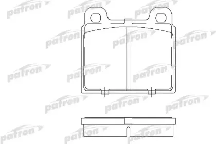 Комплект тормозных колодок, дисковый тормоз PATRON купить