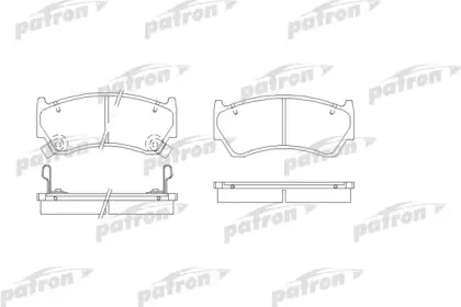 Комплект тормозных колодок, дисковый тормоз PATRON купить