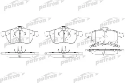 Комплект тормозных колодок, дисковый тормоз PATRON купить