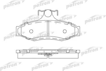 Комплект тормозных колодок, дисковый тормоз PATRON купить