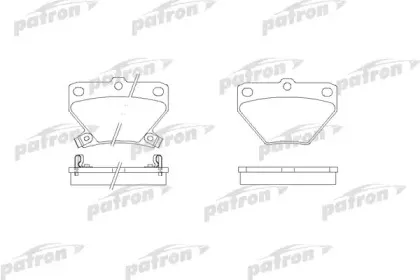 Комплект тормозных колодок, дисковый тормоз PATRON купить
