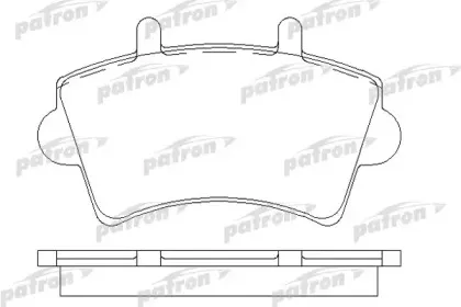 Комплект тормозных колодок, дисковый тормоз PATRON купить