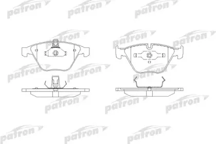 Комплект тормозных колодок, дисковый тормоз PATRON купить