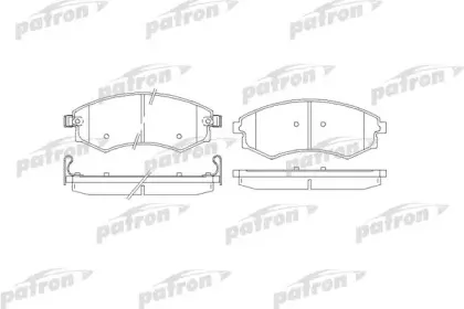 Комплект тормозных колодок, дисковый тормоз PATRON купить