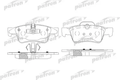 Комплект тормозных колодок, дисковый тормоз PATRON купить