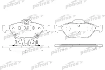 Комплект тормозных колодок, дисковый тормоз PATRON купить