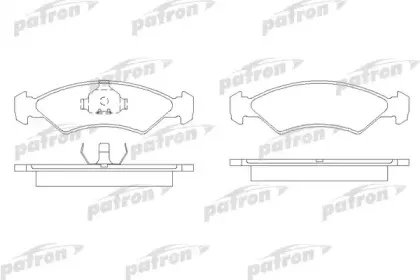 Комплект тормозных колодок, дисковый тормоз PATRON купить