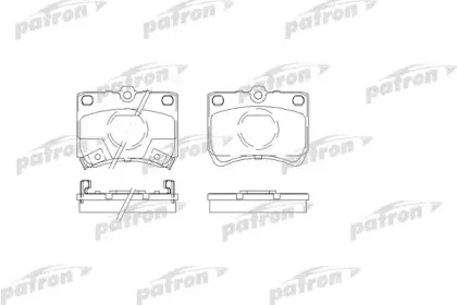 Комплект тормозных колодок, дисковый тормоз PATRON купить