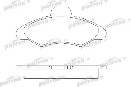 Комплект тормозных колодок, дисковый тормоз PATRON купить
