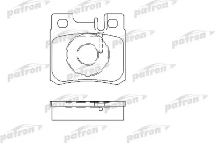 Комплект тормозных колодок, дисковый тормоз PATRON купить