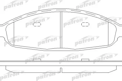 Комплект тормозных колодок, дисковый тормоз PATRON купить