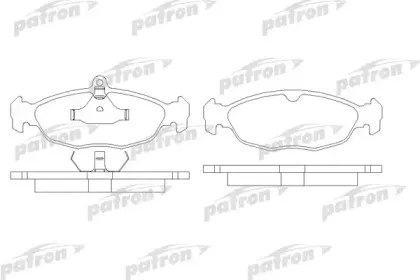 Комплект тормозных колодок, дисковый тормоз PATRON купить