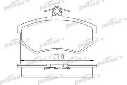 Комплект тормозных колодок, дисковый тормоз PATRON купить