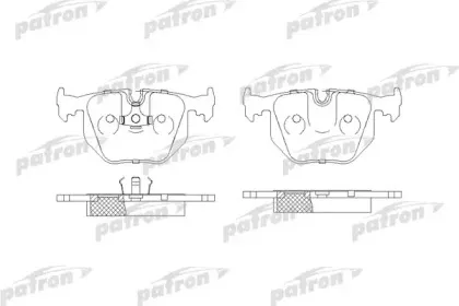 Комплект тормозных колодок, дисковый тормоз PATRON купить