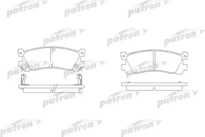 Комплект тормозных колодок, дисковый тормоз PATRON купить
