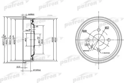 Тормозной барабан PATRON купить