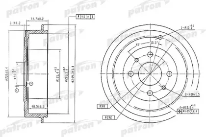 Тормозной барабан PATRON купить