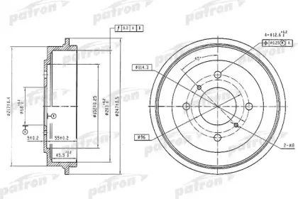 Тормозной барабан PATRON купить