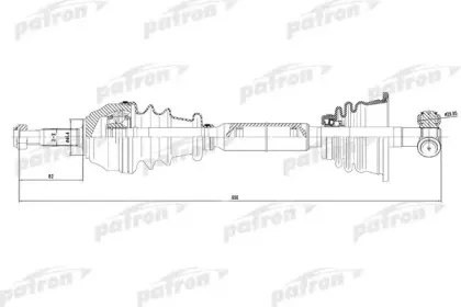 Приводной вал PATRON купить
