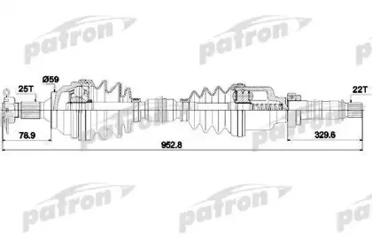 Приводной вал PATRON купить