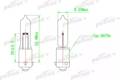 Лампа накаливания, задний противотуманный фонарь PATRON купить