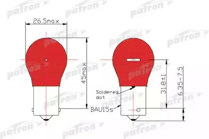 Лампа накаливания, фонарь указателя поворота PATRON купить