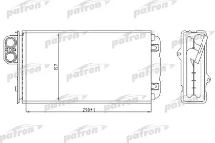Теплообменник, отопление салона PATRON купить