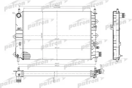 Радиатор, охлаждение двигателя PATRON купить