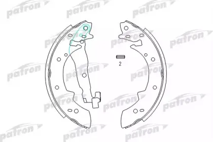 Комплект тормозных колодок PATRON купить