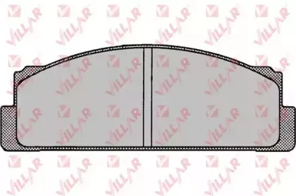 Комплект тормозных колодок, дисковый тормоз VILLAR купить