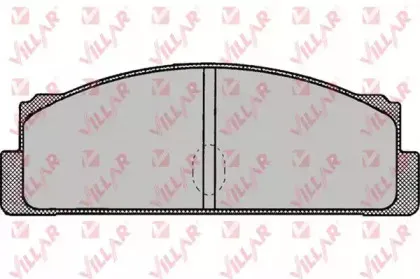 Комплект тормозных колодок, дисковый тормоз VILLAR купить